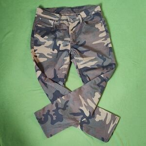 Levi's Camouflage 511 Stretchy Skinny Jeans 32 Waist 30 Length